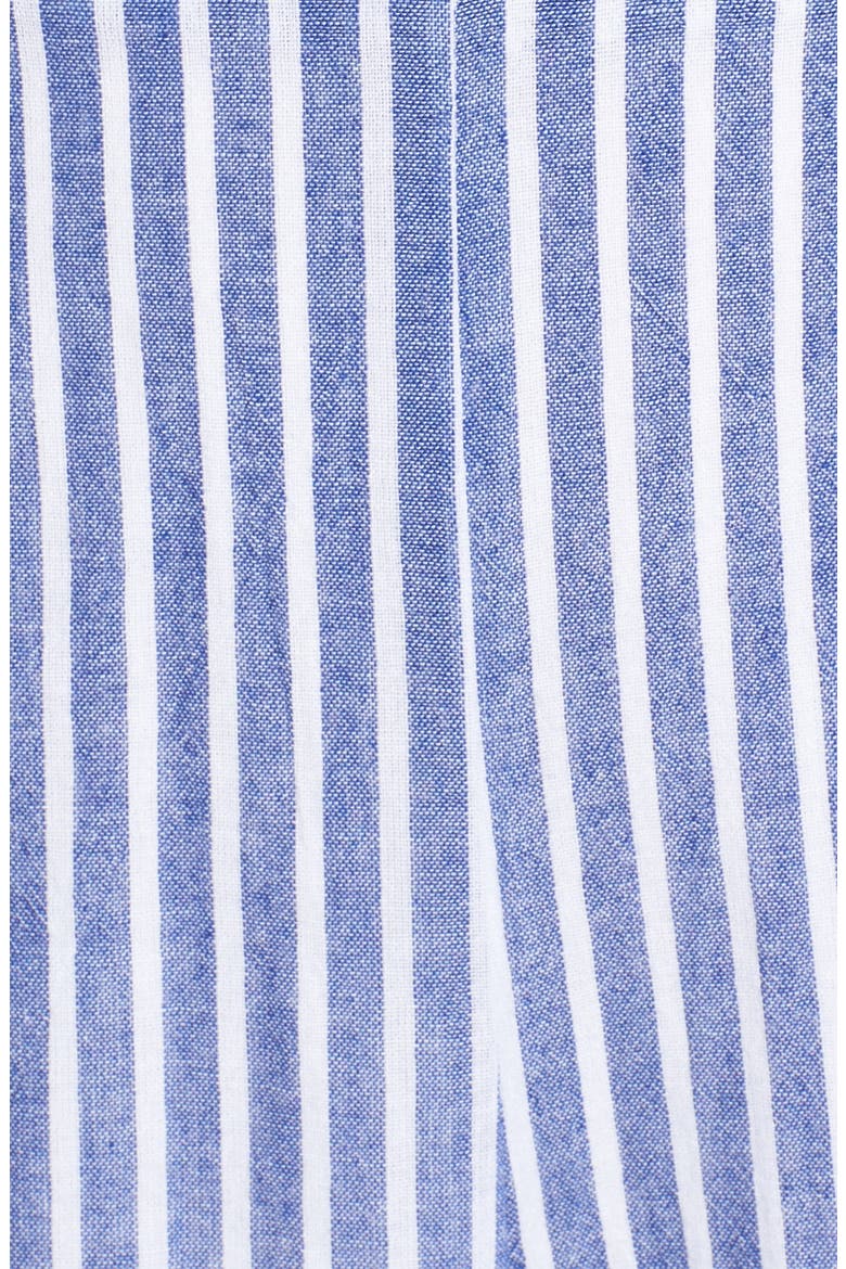 Stripe Cotton Jumpsuit, Alternate, color, BLUE WHITE STRIPE