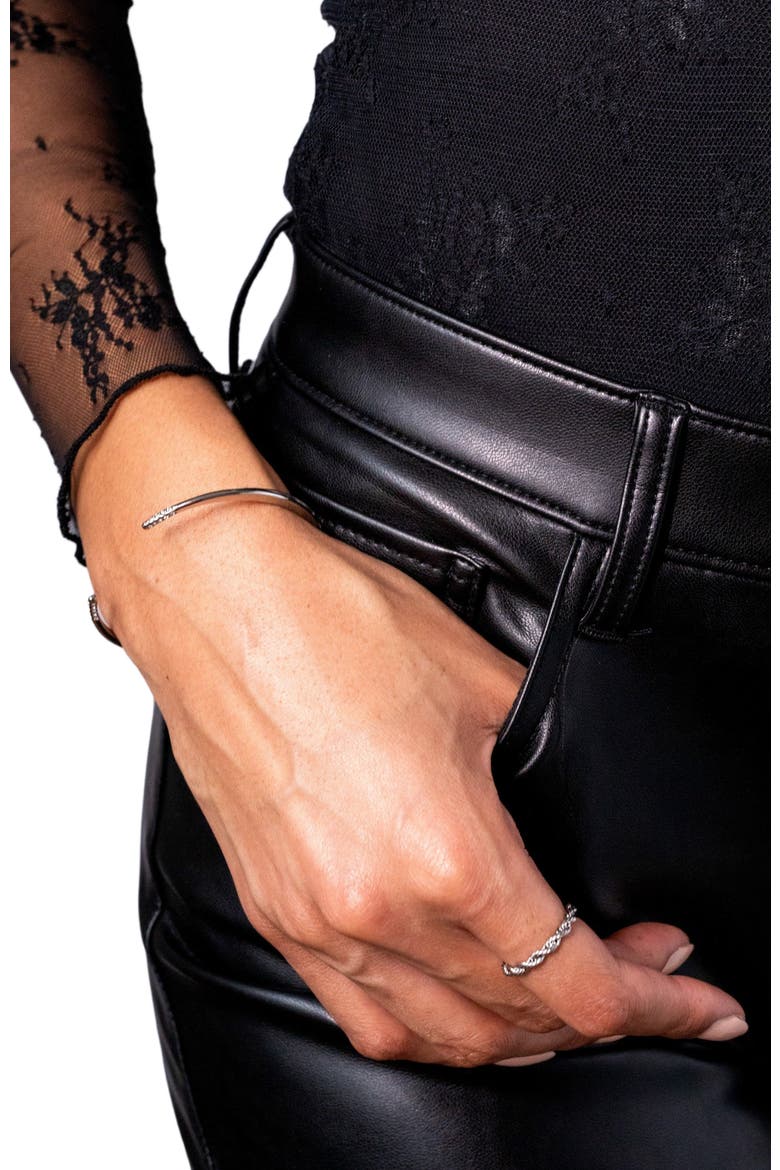 Frozen French Rope Chain Ring, Alternate, color, Silver