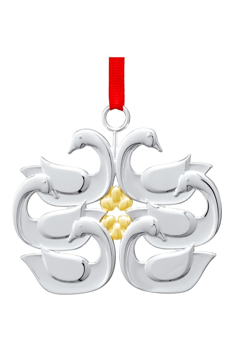 Twelve Days of Christmas Ornament, Main, color, SILVER