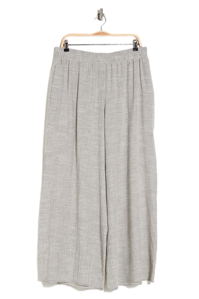 Stripe Ankle Wide Leg Pants, Alternate, color, MULTI