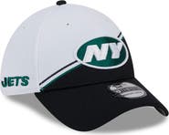 New Era Men's New Era White/Black New York Jets 2023 Sideline 39THIRTY Flex Hat