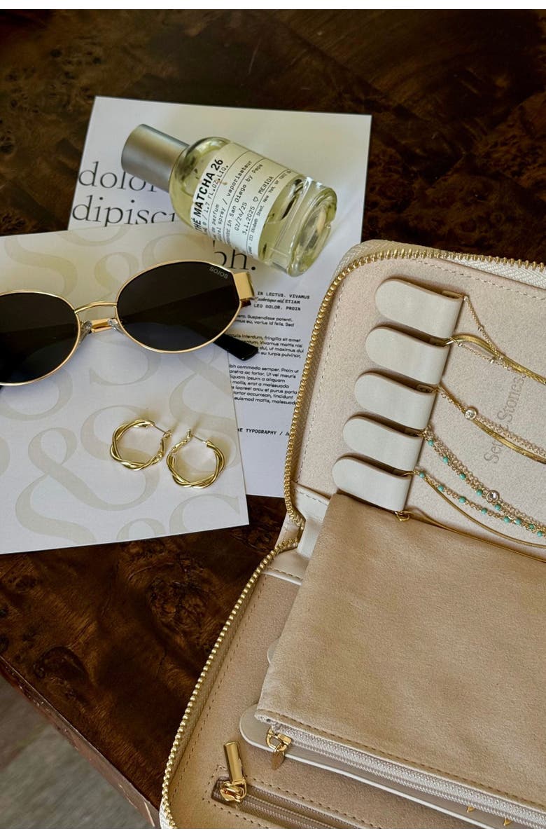 Set & Stones The Jewelry Travel Case, Alternate, color, Pearl