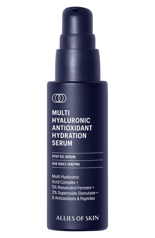 Allies Of Skin Multi Hyaluronic Antioxidant Hydration Serum In No Color