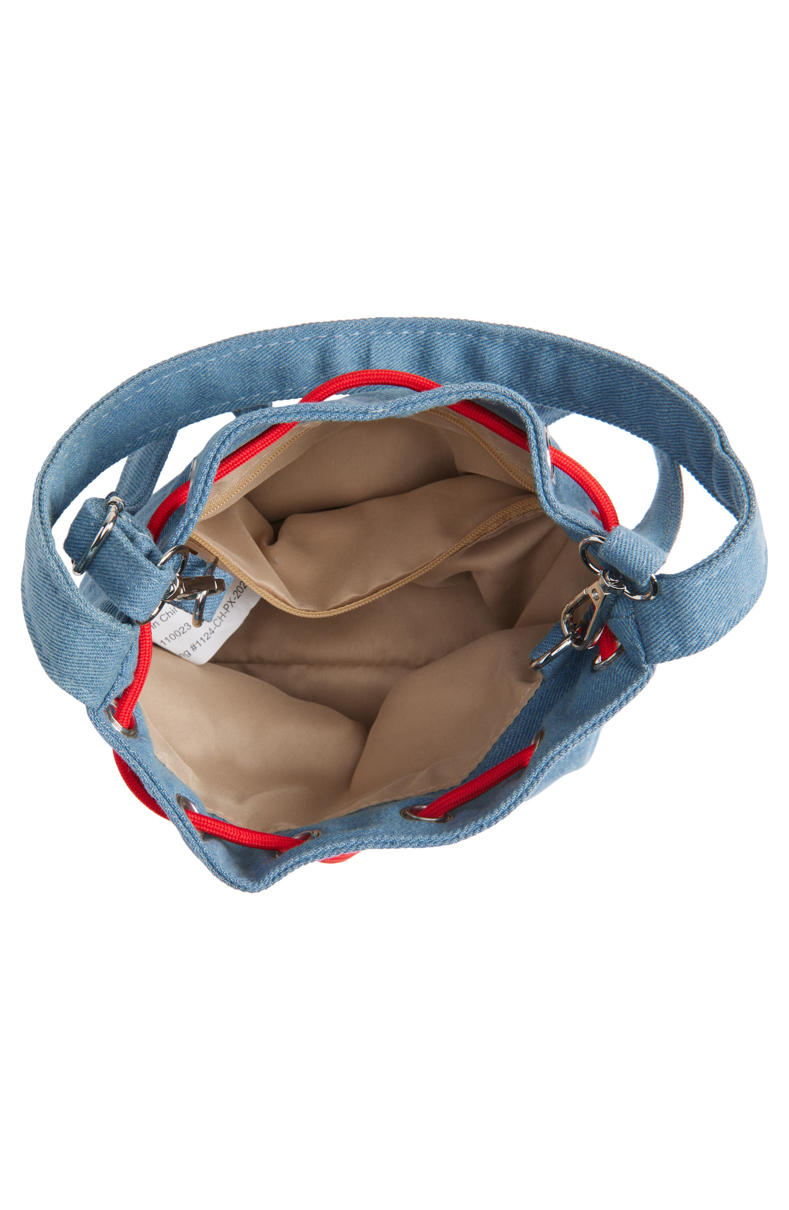 Ruby & Ry Kids' Denim Bucket Bag, Alternate, color, 