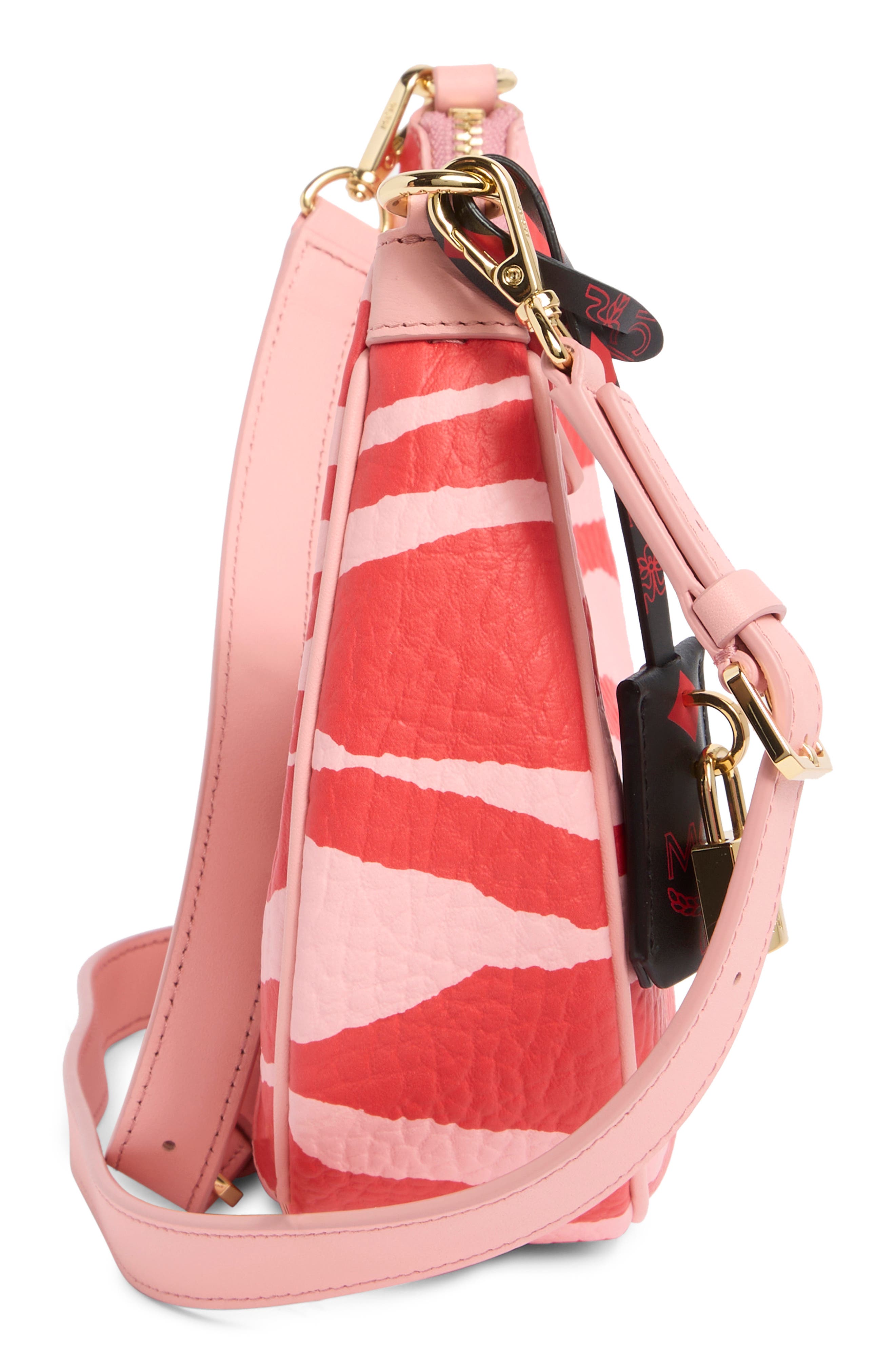 MCM Aren VI Small Hobo Bag, Alternate, color, 