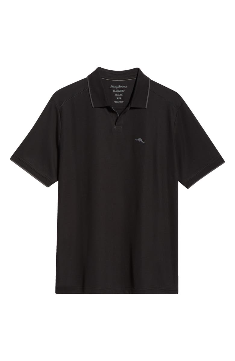 Tommy Bahama Emfielder Johnny Collar IslandZone<sup>®</sup> Polo, Alternate, color, Black