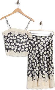 EDIT by JASON WU Floral Cami and Midi Skirt Set