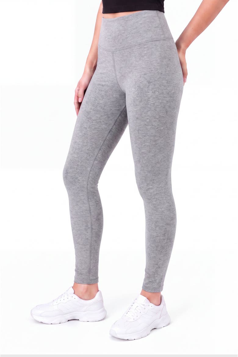 High Waist Yoga Leggings, Alternate, color, Gray