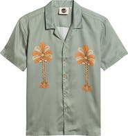 Boardies Oasis Palms Print Camp Shirt