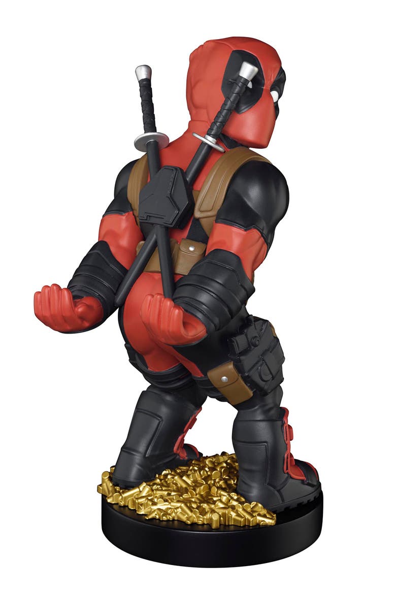 Marvel Deadpool Rear View Phone & Gaming Controller Holder, Alternate, color, Multicolored