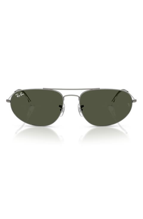62mm Oversize Irregular Sunglasses
