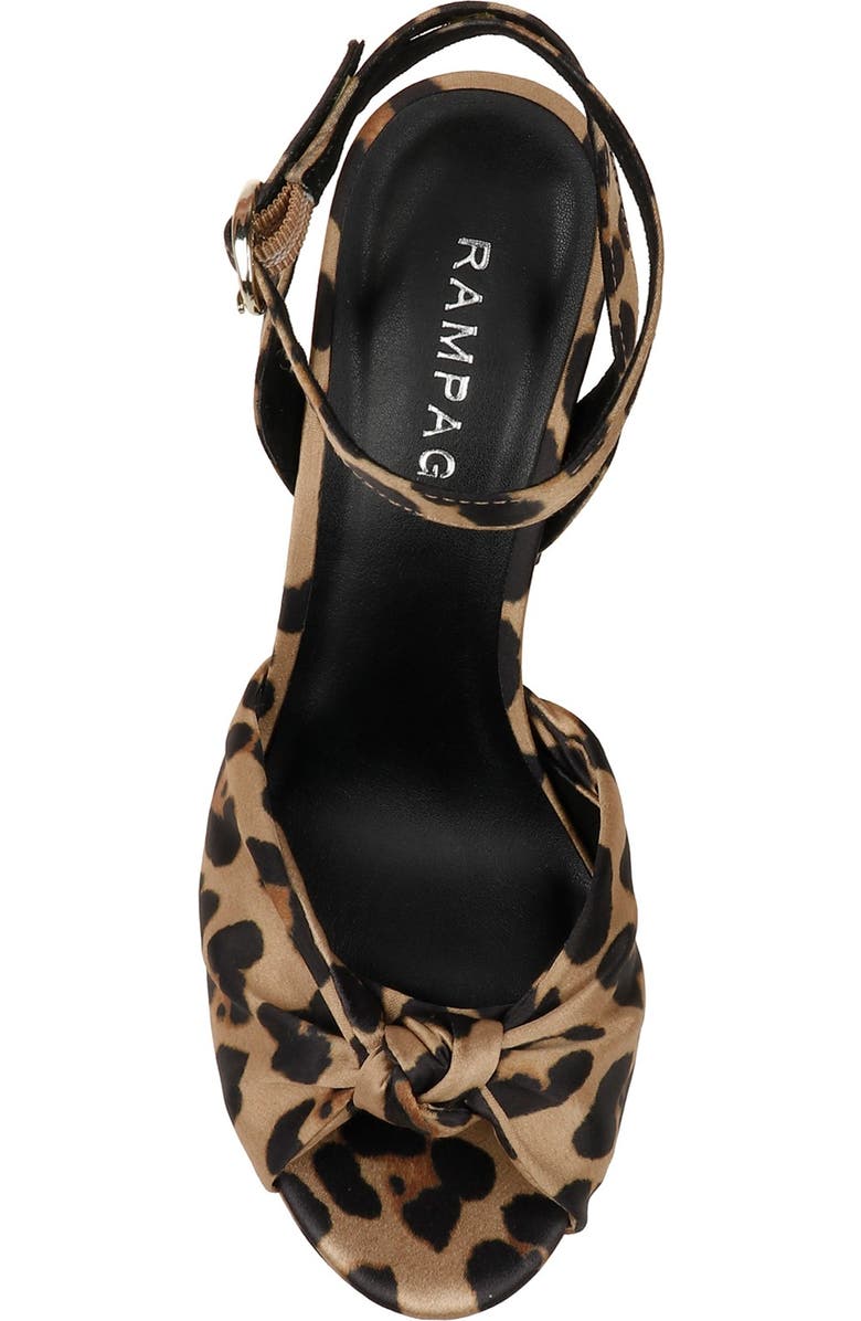 Rampage Dayna Peep Toe Block Heel Sandal, Alternate, color,