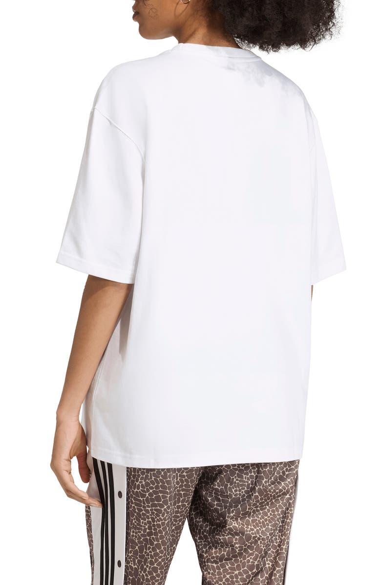 adidas Originals Oversize Logo Graphic T-Shirt, Alternate, color, White