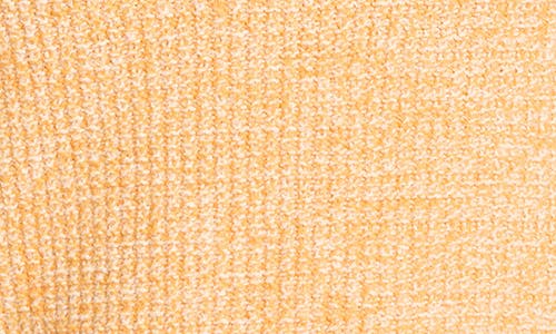 Nic + Zoe Nic+zoe Waffle Stitch Crewneck Sweater In Mango