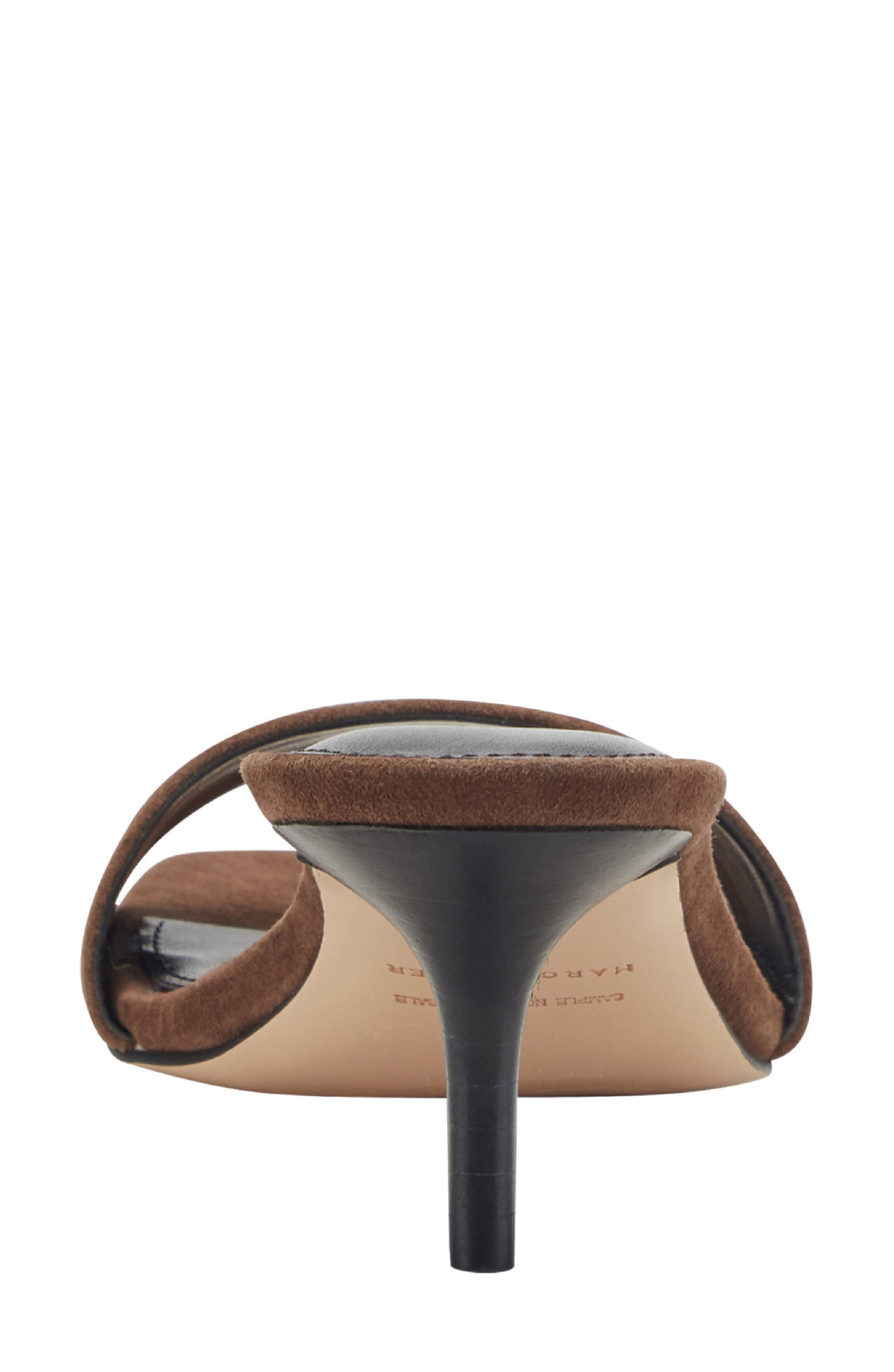 Sidnee Sandal, Alternate, color, DARK BROWN