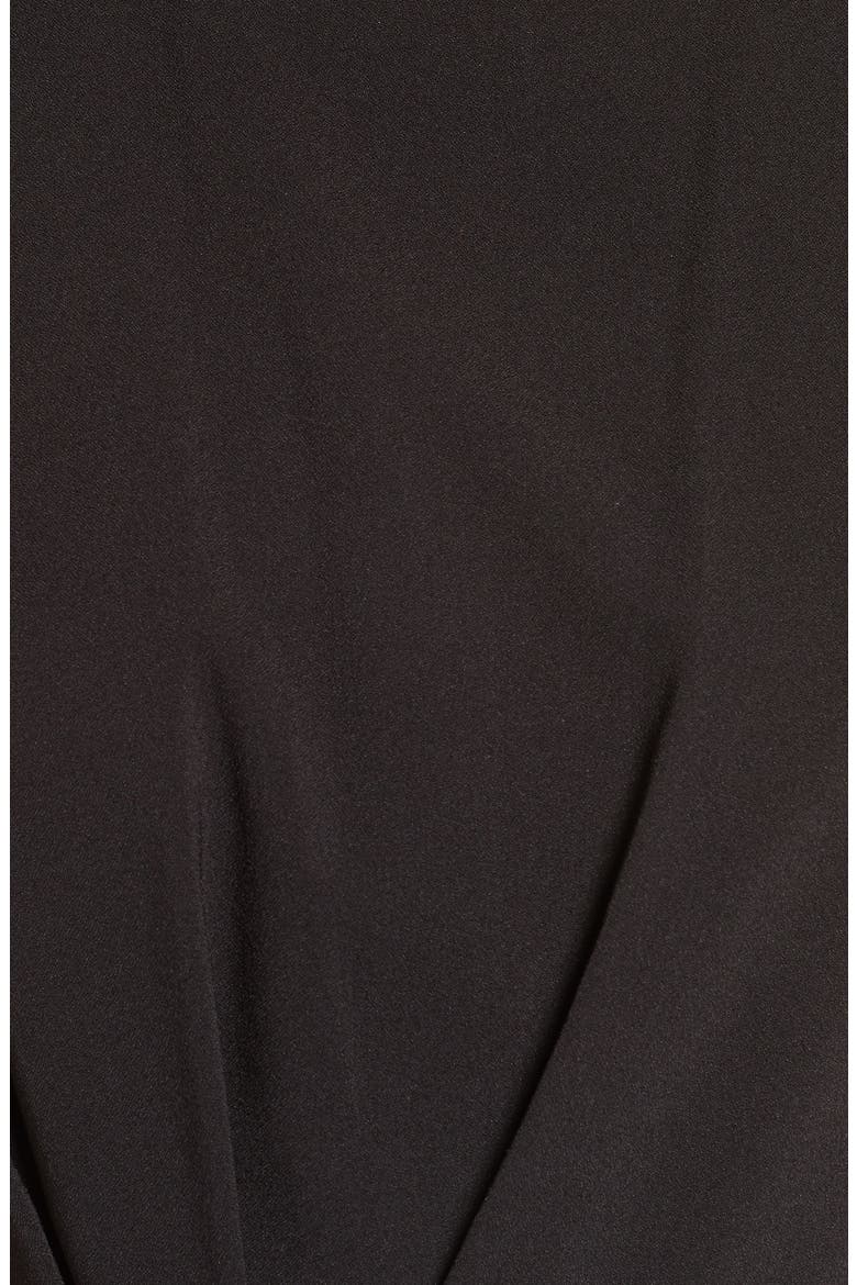 Sleeveless Stretch Crepe Jumpsuit, Alternate, color, BLACK