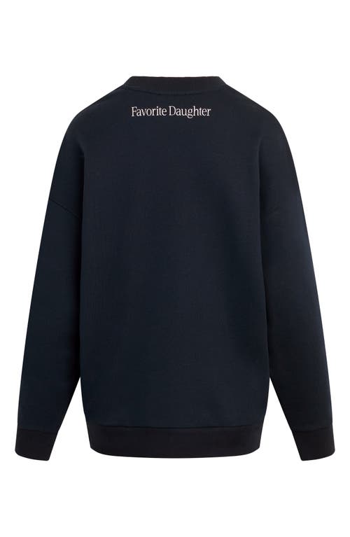 Favorite Daughter The Sports Mom Sweatshirt In Navy