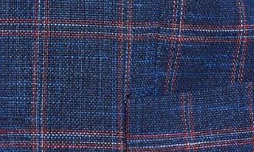 Paisley & Gray Dover Slim Fit Plaid Sport Coat In Blue
