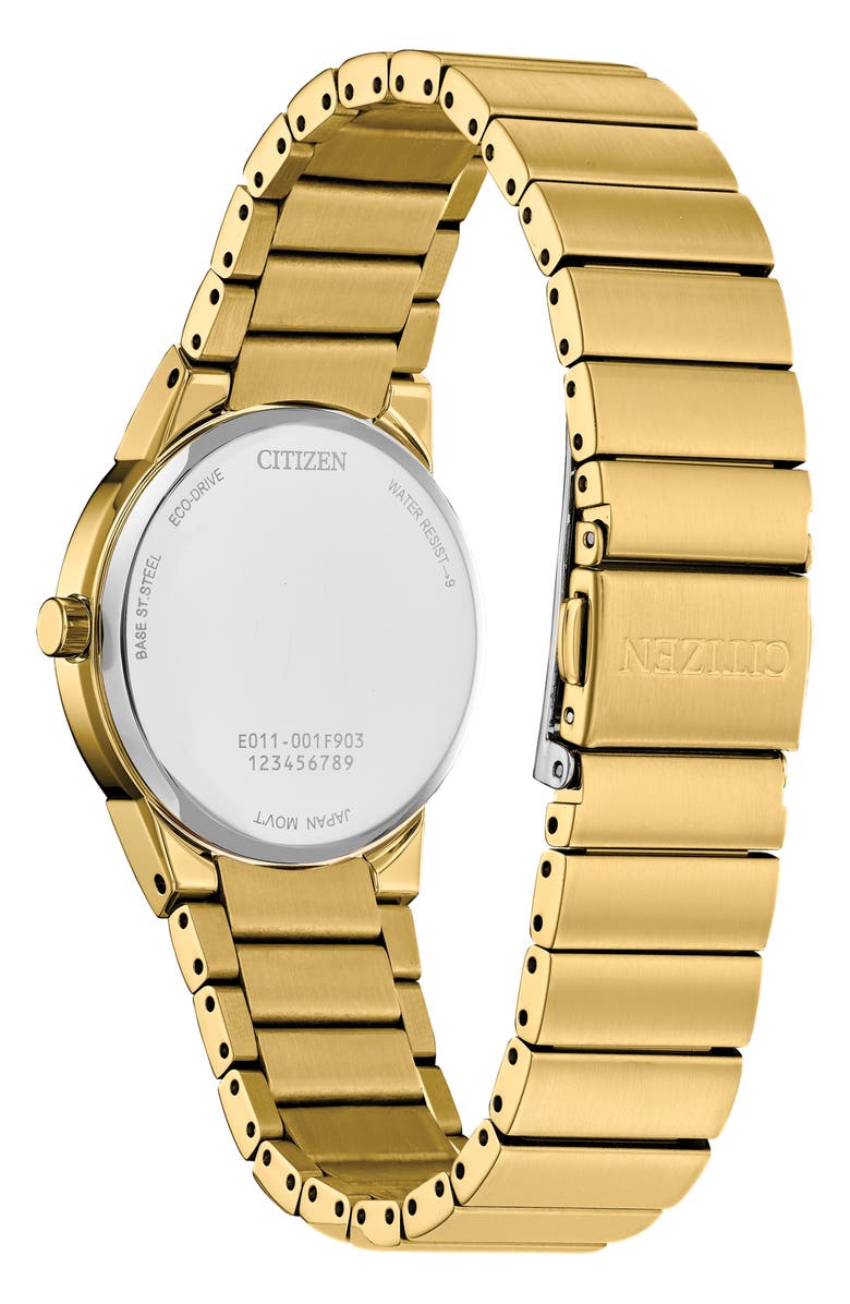 Citizen Axiom Bracelet Watch, 32mm, Alternate, color, Gold