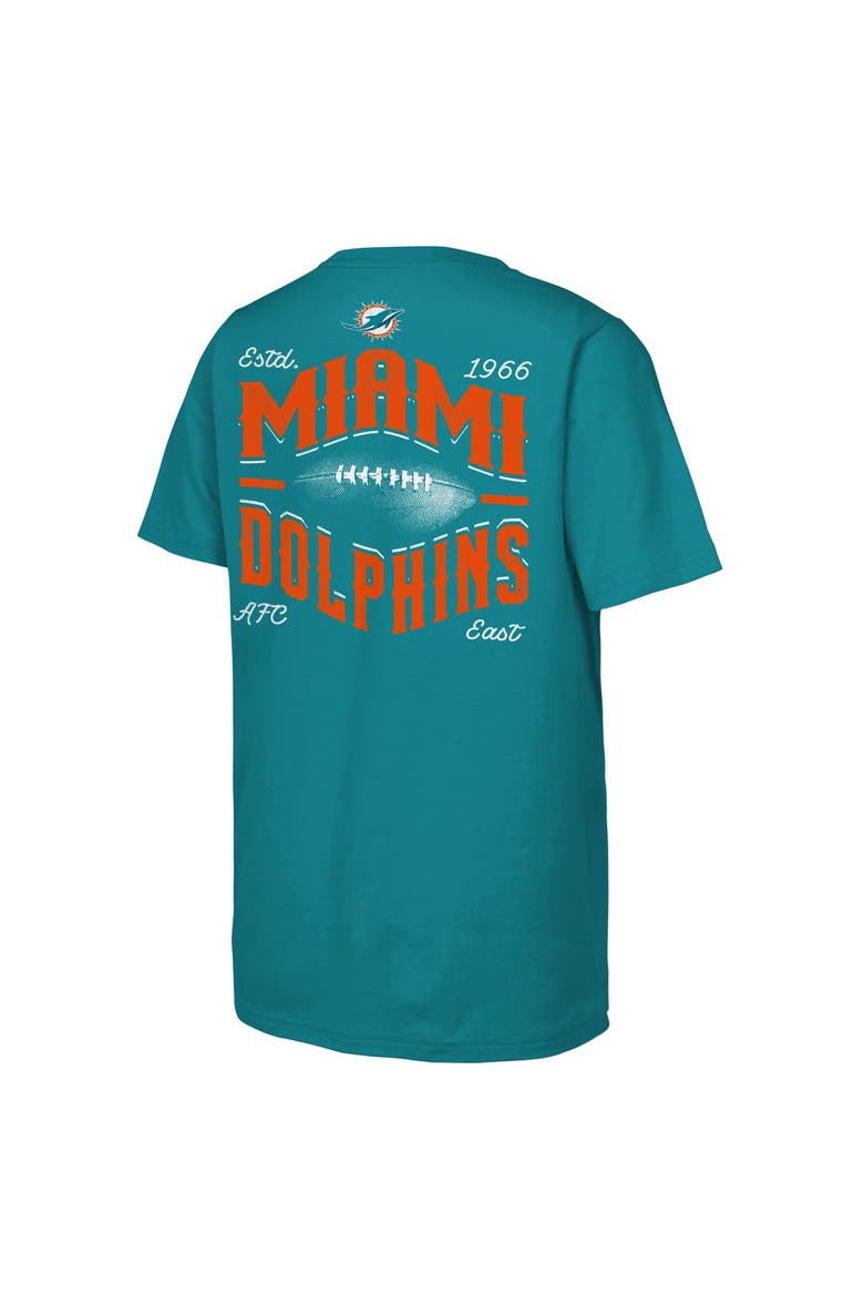 Youth Outerstuff  Aqua Miami Dolphins Top Pick T-Shirt, Alternate, color, Aqua