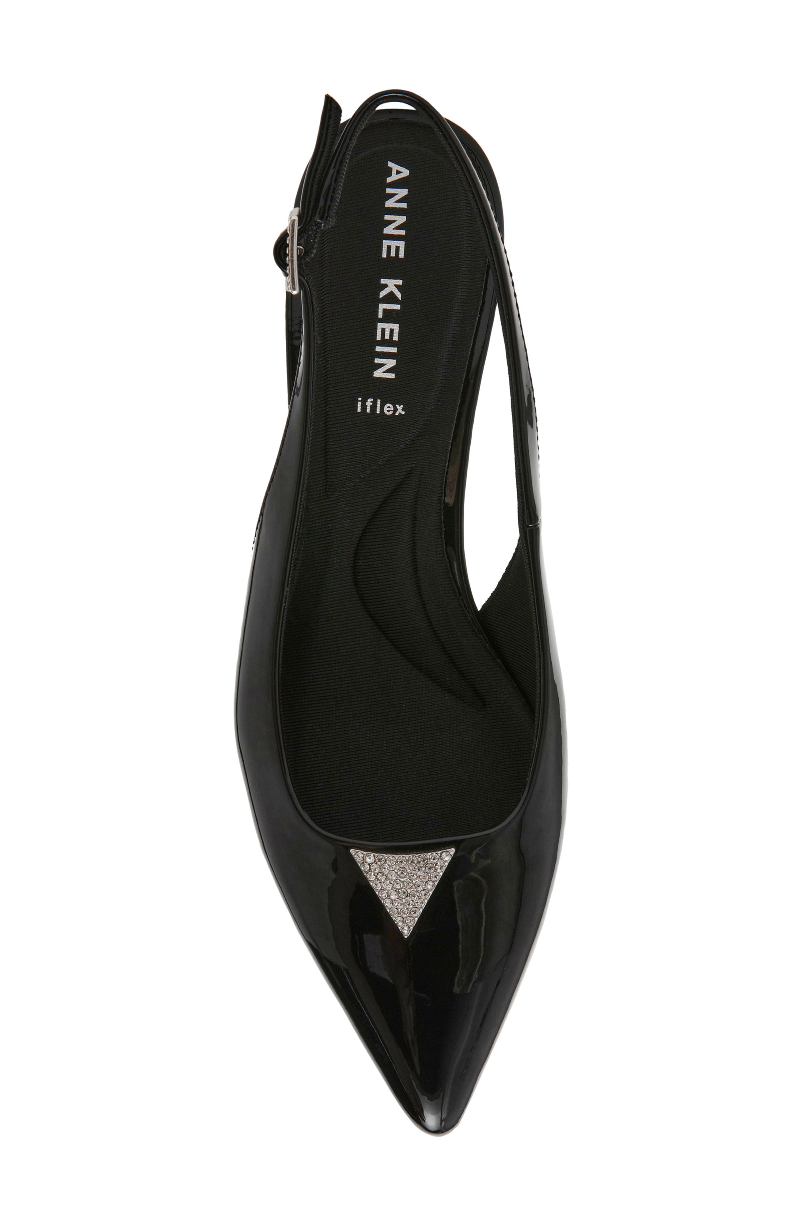 Anne Klein Iset Slingback Pointed Toe Kitten Heel, Alternate, color, 