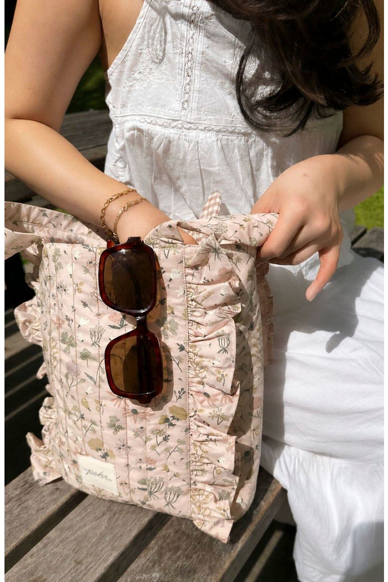 Wildflower Quilted Stroller Bag, Alternate, color, WILDFLOWER