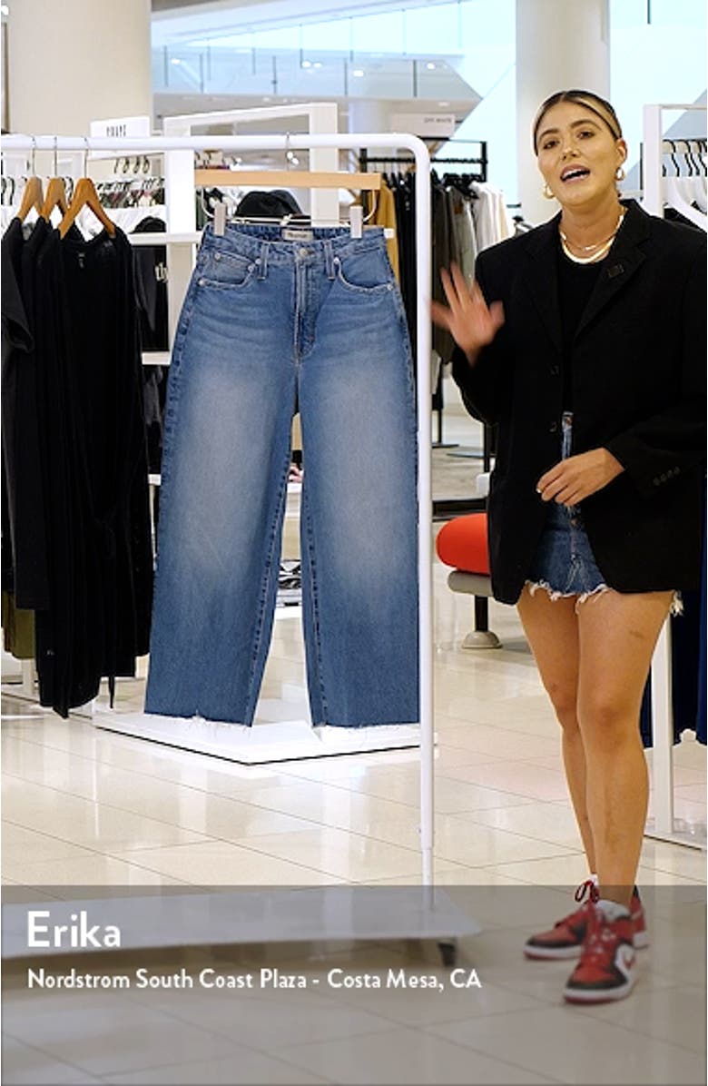 The Curvy Perfect Vintage Wide Leg Crop Jean, sales video thumbnail