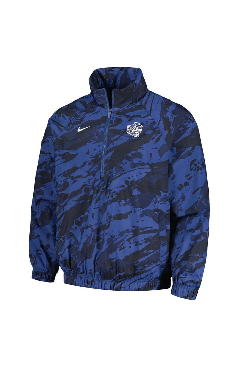Nike Men's Nike Navy Michigan Wolverines Anorak Half-Zip Jacket, Alternate, color, Navy