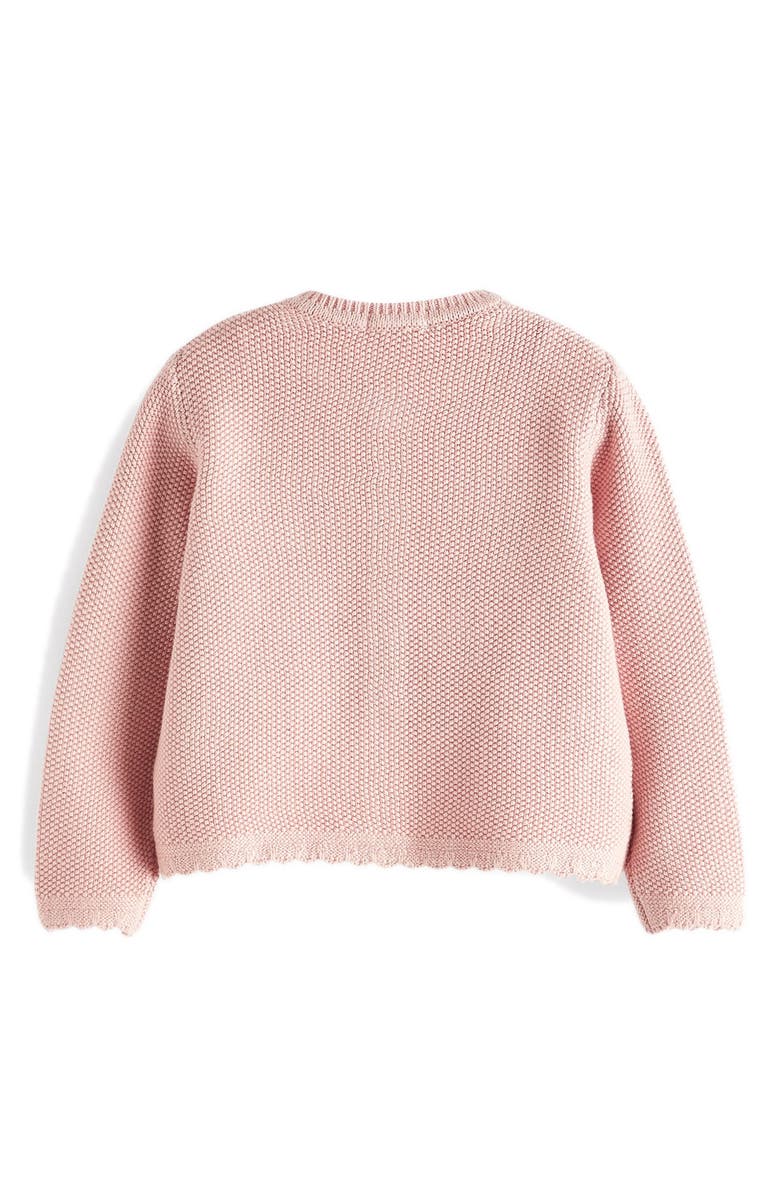 NEXT Kids' Floral Embroidered Cotton Cardigan, Alternate, color,