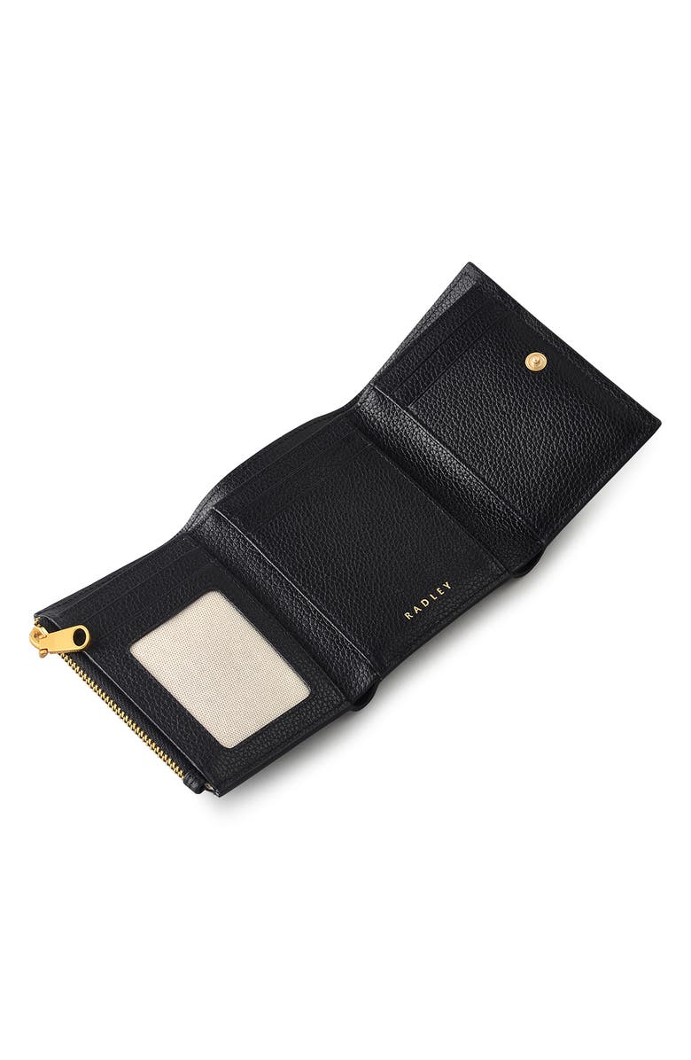 Radley Cookie Cutter Leather Wallet, Alternate, color, Black