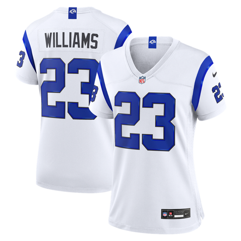 Women's Nike Kyren Williams Los Angeles Rams Fearsome White Game Jersey