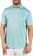 TailorByrd Geo Floral Performance Polo