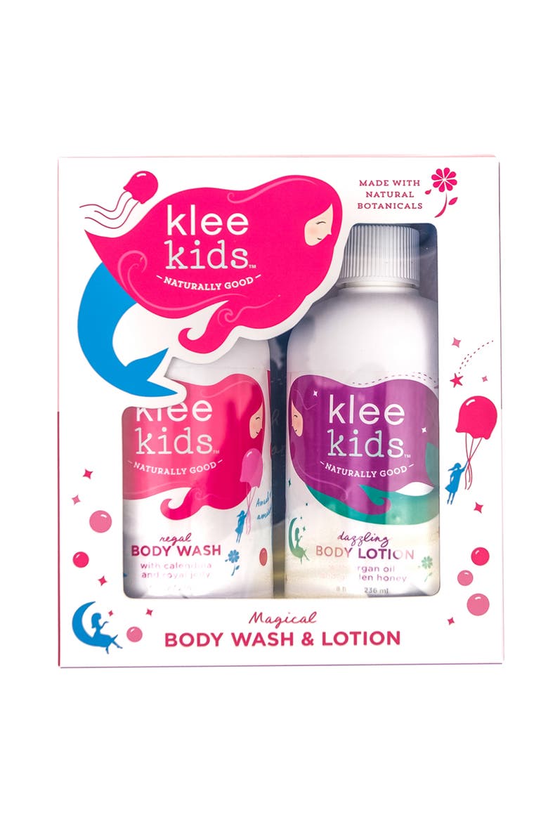 Kids' Body Wash and Lotion Set, Alternate, color, White