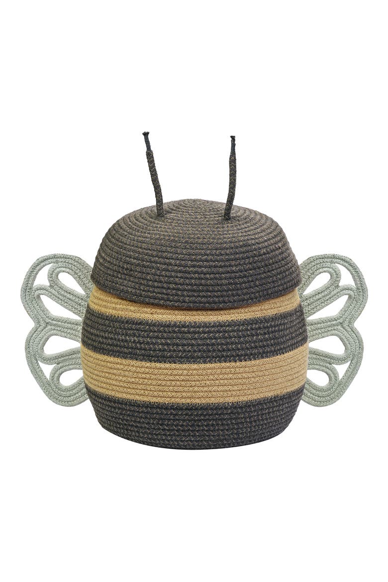 Mama Bee Basket, Main, color, BLACK