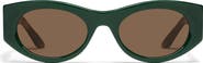 QUAY So What 53mm Round Sunglasses