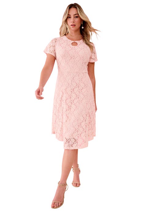Keyhole Lace Dress