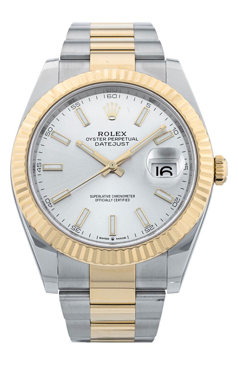 Watchfinder & Co. Rolex Preowned Datejust 41 Bracelet Watch, 41mm, Main, color,