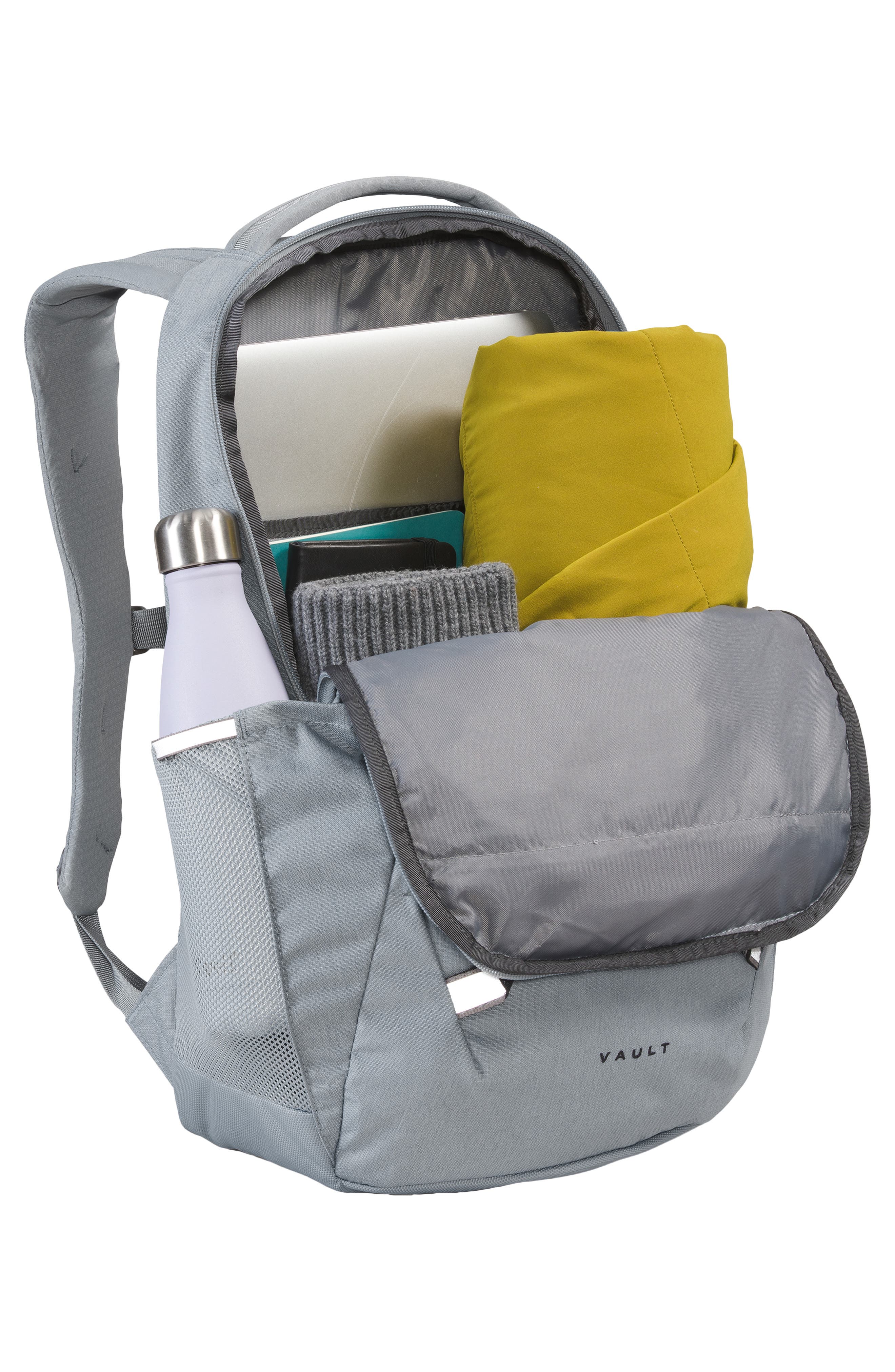 Vault Backpack, Alternate, color, MID GREY DARK HEATHER