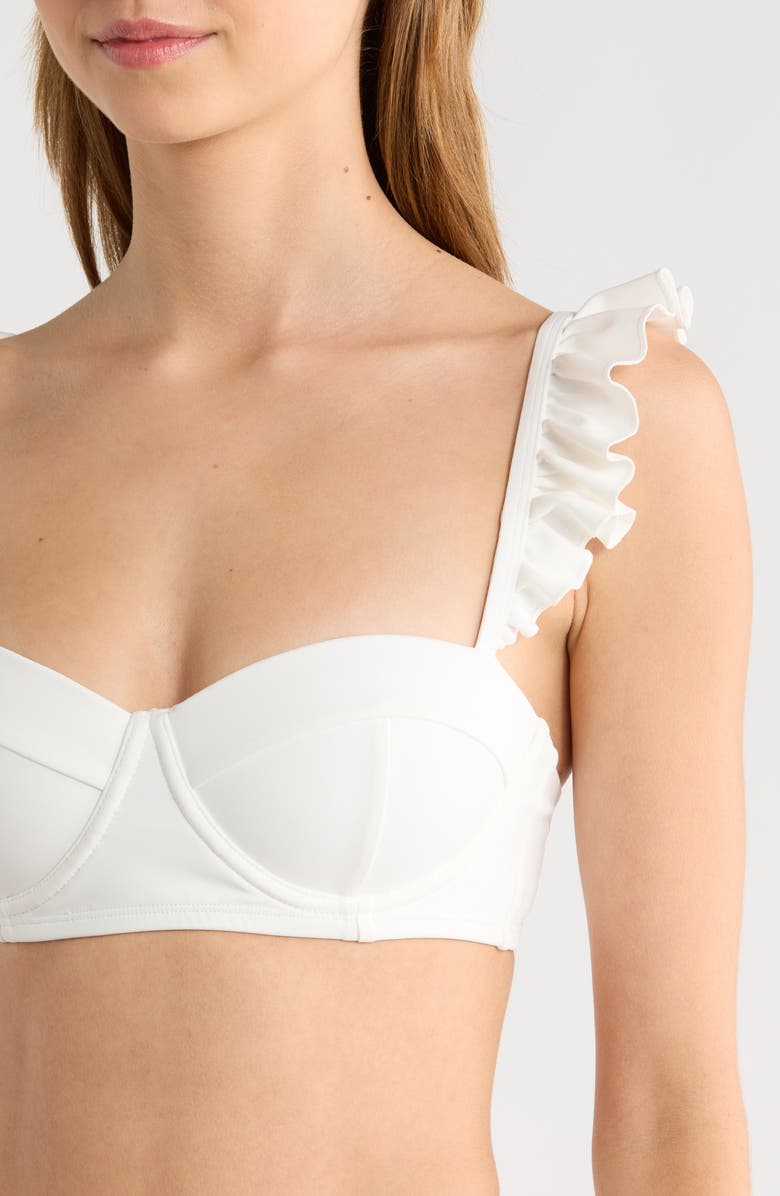 Hutch Ruffle Underwire Bikini Top, Alternate, color, 