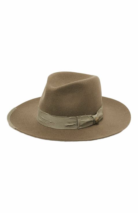 Delmar Distressed Felt Fedora