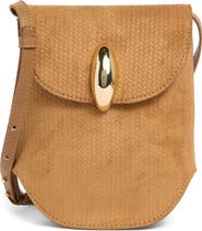 Dolce Vita Perry Embossed Suede Crossbody Bag