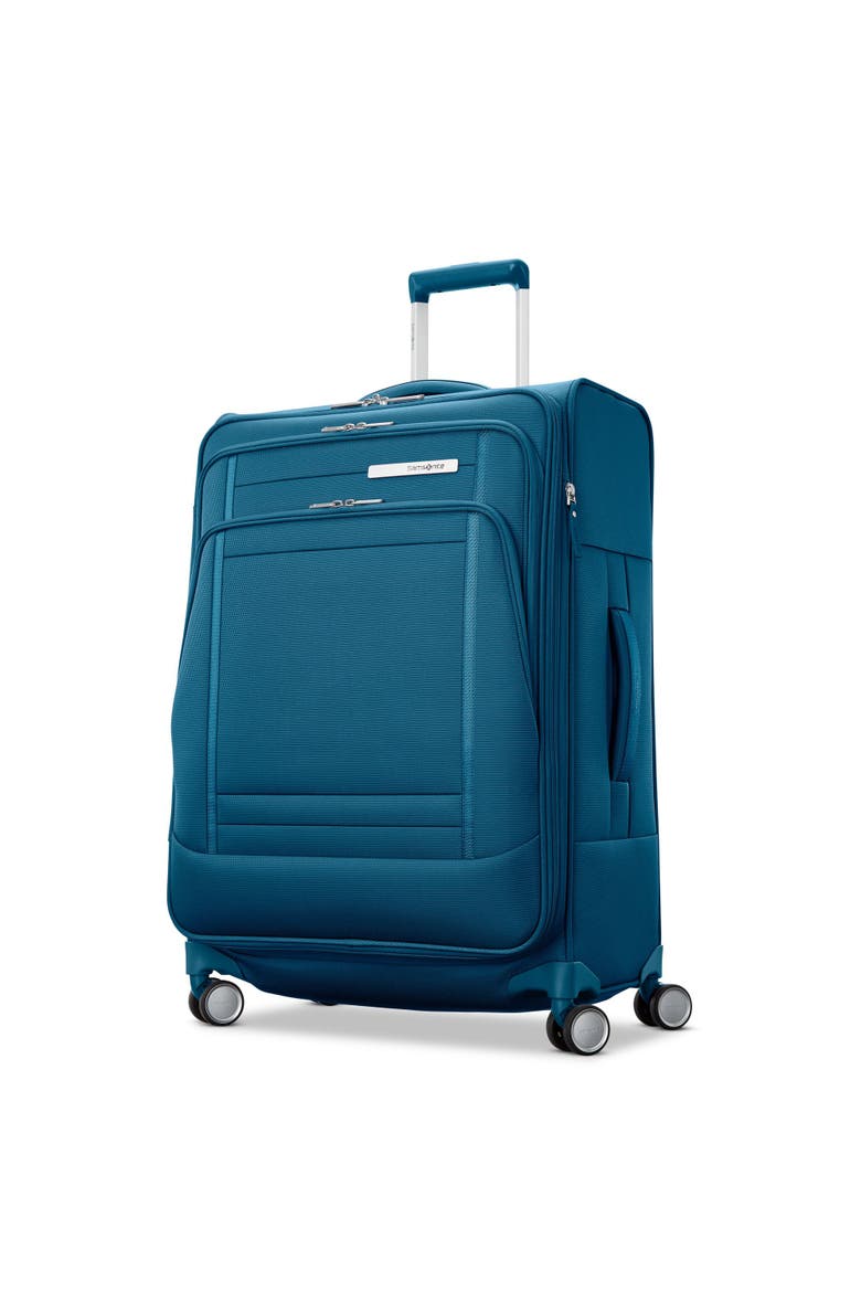 UpLIFT Softside Expandable (20"/25") 2 Piece Spinner Luggage Set, Alternate, color, Cerulean Blue