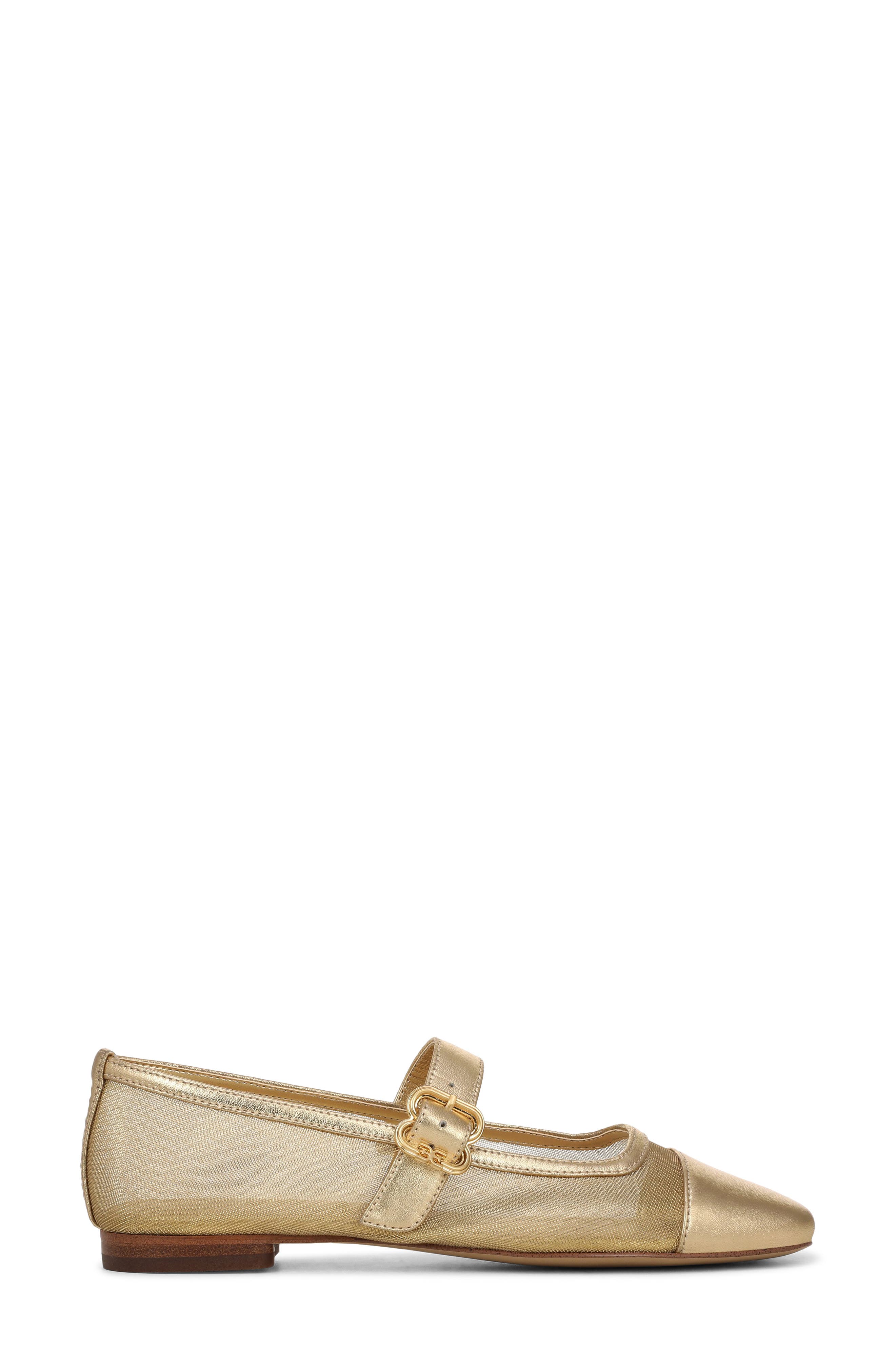 Miranda Mary Jane Flat, Alternate, color, AMBER GOLD