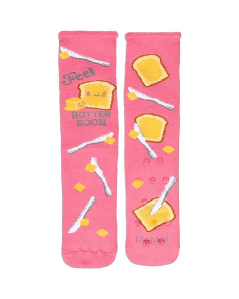 Big Kid's Feel Butter Soon Greeting Card Crew Socks