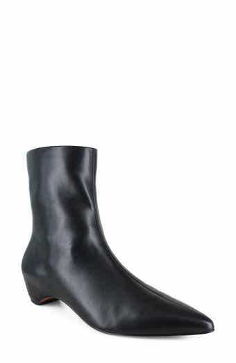Billy Faux Leather Pointed Toe Bootie