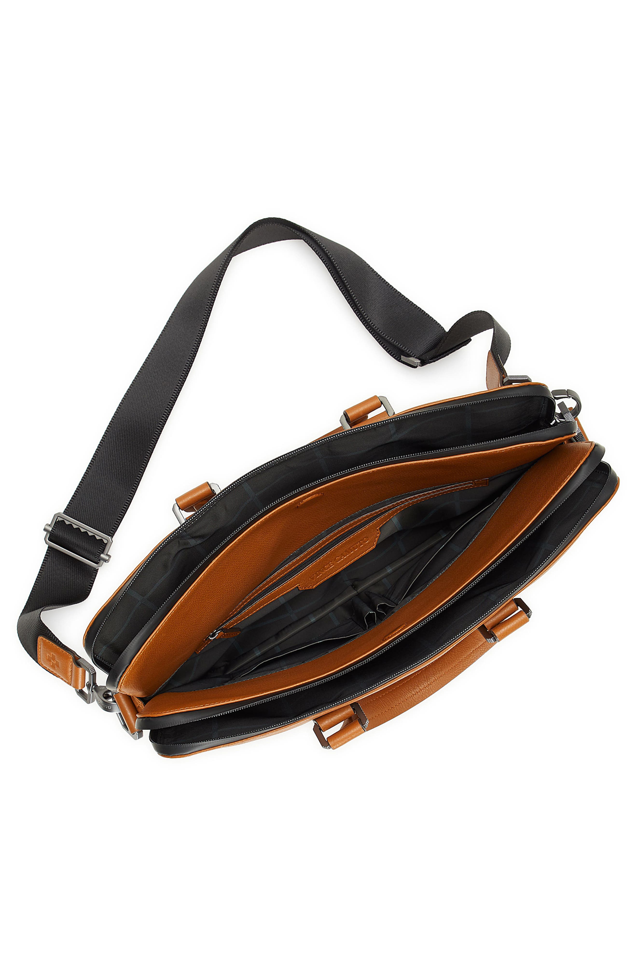 Vince Camuto Dopia Leather Briefcase, Alternate, color, 