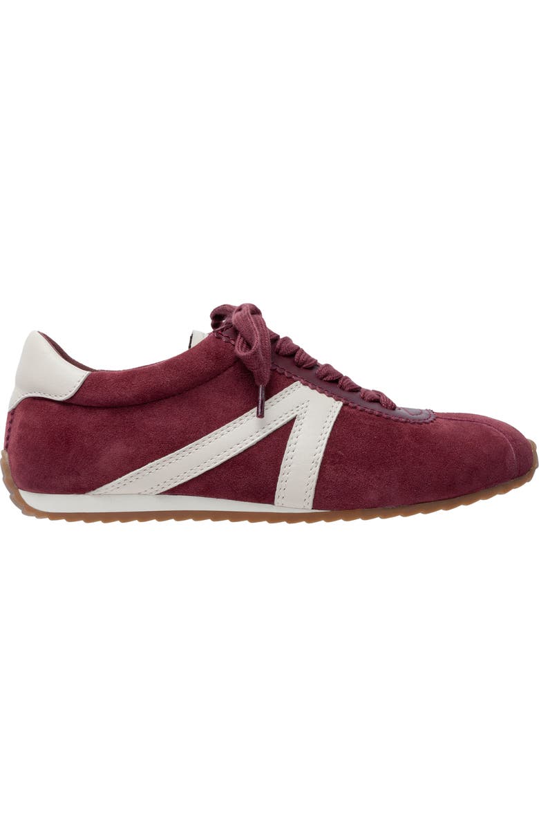 Linea Paolo Kova Sneaker, Alternate, color, Dark Burgundy/Ivory