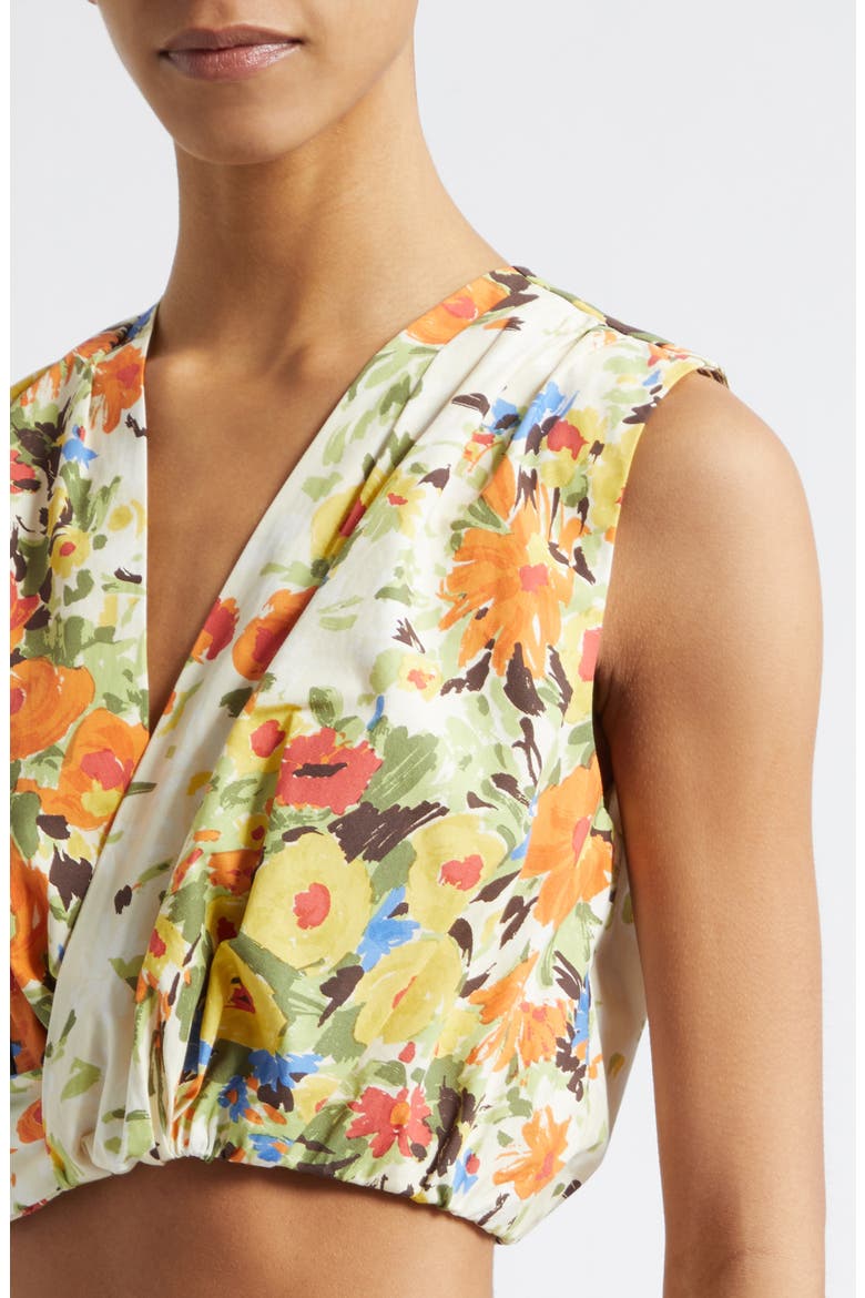 Brooklyn Cotton Top, Alternate, color, BUTTER/ POPPY MULTI