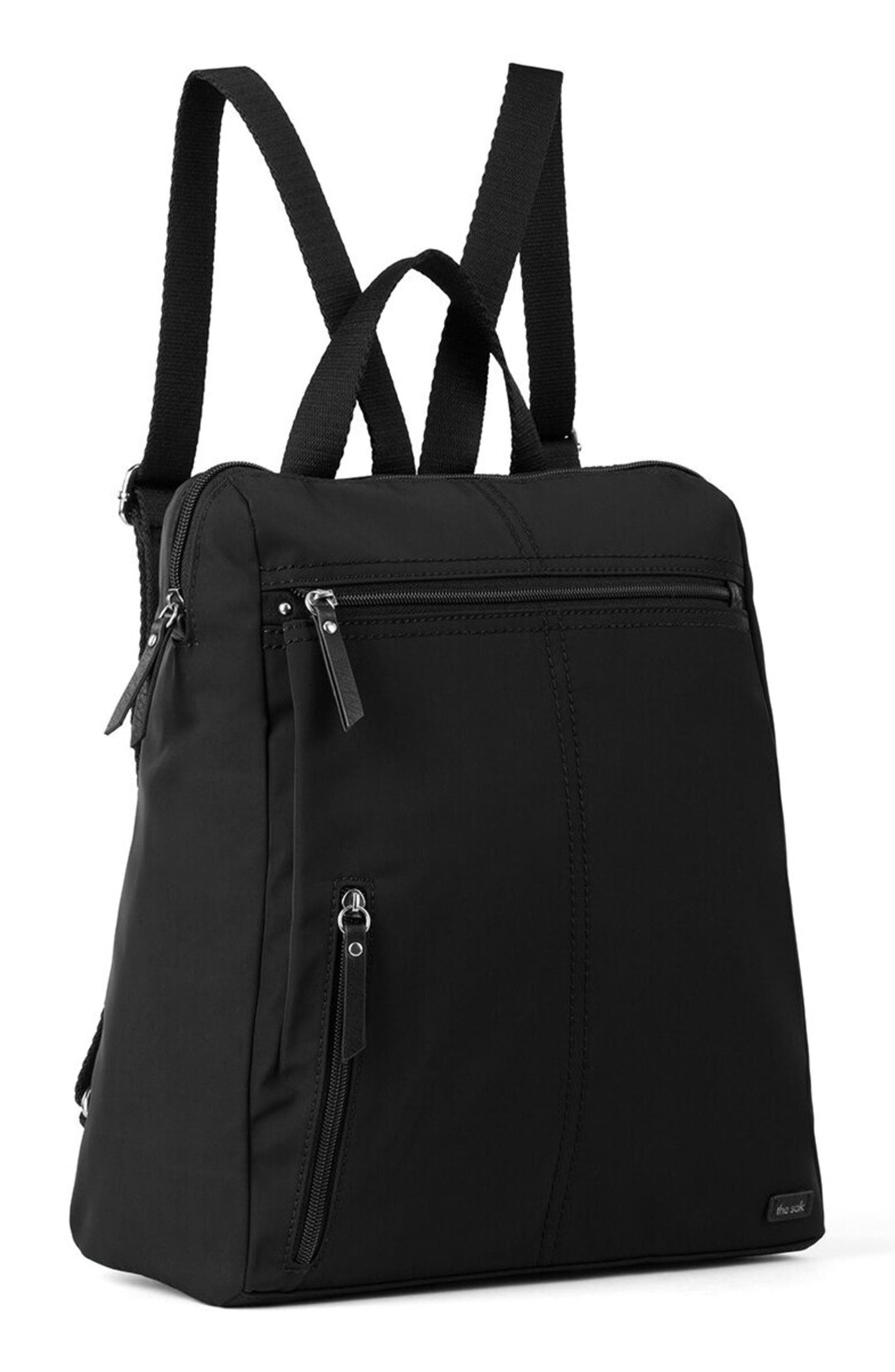 The Sak Esperato Nylon Backpack, Alternate, color, Black E Rb
