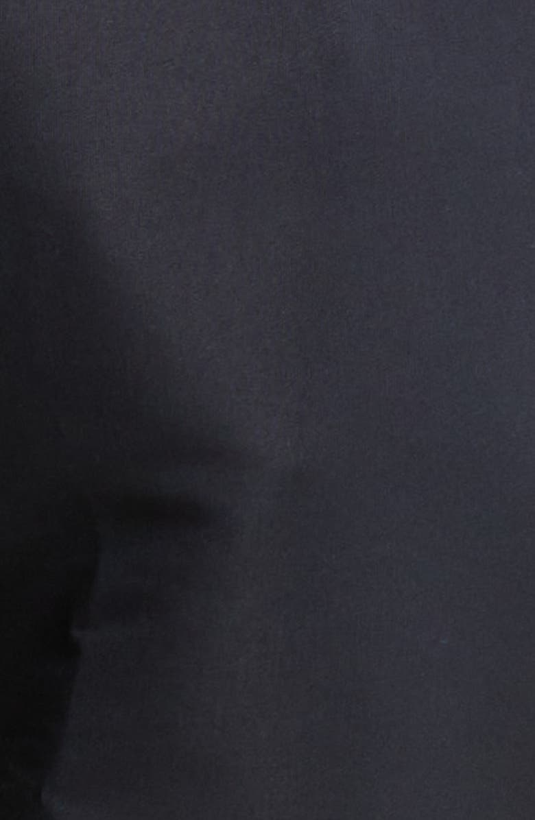 TOM FORD Shelton Cotton & Silk Poplin Tuxedo Pants, Alternate, color, Black